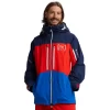 Burton [ak] Gore-Tex Swash Snowboardjacke Dress Blue/Flame Scarlet/Lapis Blue Herren