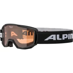Alpina Piney Skibrille Black/Orange Kinder