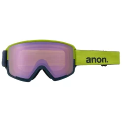 Anon M3 MFI With Spare Snowboardbrille Mit Zubehör Blue Split/Perceive Variable Green/Pink Herren -Snowboard Ausrüstung Geschäft anon m3 mfi blue split 19174104 400 02 gross