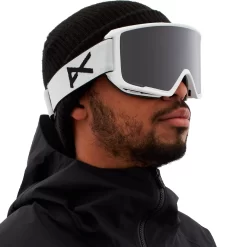Anon M3 With Spare Snowboard-Brille Mit Zweitscheibe White/PRC Sunny Onyx+PRC Variable Violet Herren -Snowboard Ausrüstung Geschäft anon m3 white sun onyx 18565103 100 02 gross