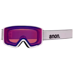 Anon M3 With Spare Snowboard-Brille Mit Zweitscheibe White/PRC Sunny Onyx+PRC Variable Violet Herren -Snowboard Ausrüstung Geschäft anon m3 white sun onyx 18565103 100 03 gross