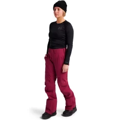 Burton [ak] Gore-Tex Summit Schneehose Spiced Plum Damen -Snowboard Ausrüstung Geschäft burton ak gore tex summit pant 10039108503 04 gross