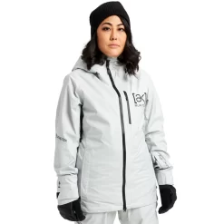 Burton [ak] Gore-Tex Upshift Winterjacke Solution Dyed Light Gray Damen