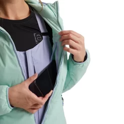 Burton [ak] Helium Hooded Insulated Stretchjacke Faded Jade Damen -Snowboard Ausrüstung Geschäft burton ak helium hooded stretch insulated 22071100300 03 grossnpr1a35ZTCO56