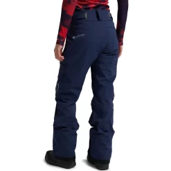 Burton [ak] Gore-Tex Summit Insulated Schneehose Dress Blue Damen -Snowboard Ausrüstung Geschäft burton ak summit insulated pant 20496102400 02 gross