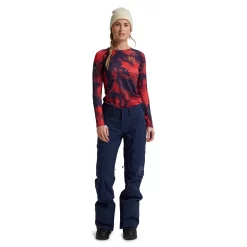 Burton [ak] Gore-Tex Summit Insulated Schneehose Dress Blue Damen -Snowboard Ausrüstung Geschäft burton ak summit insulated pant 20496102400 03 gross