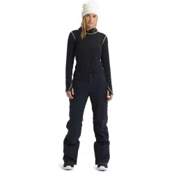 Burton [ak] Gore-Tex Summit Insulated Funktionshose True Black Damen -Snowboard Ausrüstung Geschäft burton ak summit insulated true black 20496101 001 02 gross