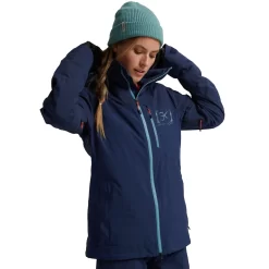 Burton [ak] Gore-Tex Embark Snowboardjacke Dress Blue Damen