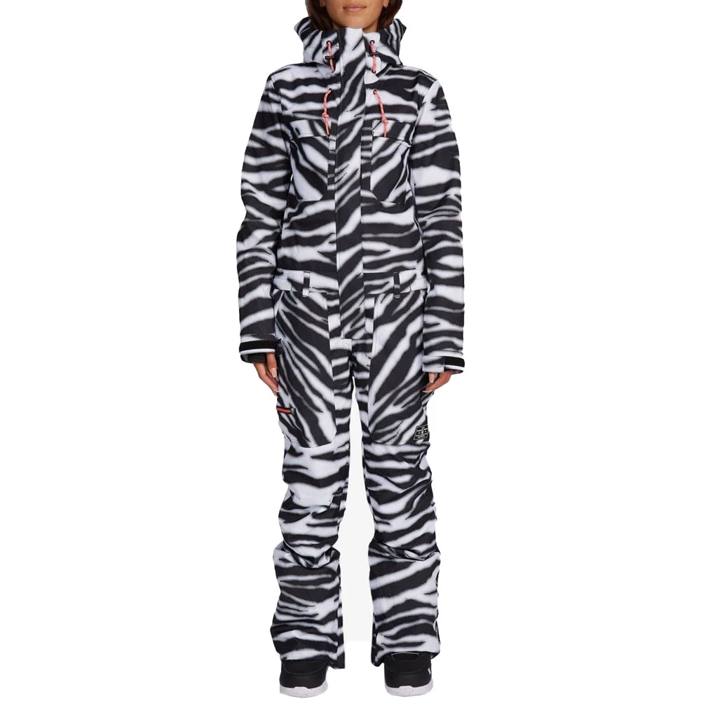 DC Vanguard Jumpsuit Schneeanzug Zebra White Damen 1 DC Vanguard Jumpsuit Schneeanzug Zebra White Damen