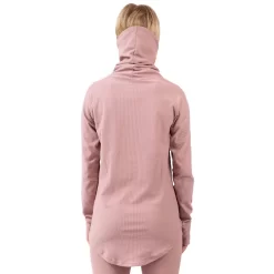Eivy Icecold Gaiter Rib Langarmshirt Faded Woodrose Damen -Snowboard Ausrüstung Geschäft eivy icecold gaiter rib top woodrose 6221190209 6065 03 gross