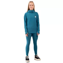 Eivy Icecold Rib Langarmshirt Deep Sea Damen -Snowboard Ausrüstung Geschäft eivy icecold rib top 6221190208 6071 03 gross