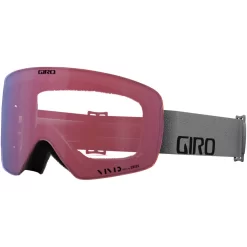 Giro Contour Skibrille Grey Wordmark/Vivid Ember Vivid Infrared Damen, Herren -Snowboard Ausrüstung Geschäft giro contour grey wordmark 300098005 03 gross