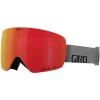 Giro Contour Skibrille Grey Wordmark/Vivid Ember Vivid Infrared Damen, Herren