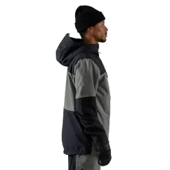 Jones Mountain Surf Snowboardjacke Herb Green Herren -Snowboard Ausrüstung Geschäft jones mountain surfer jacket J23jkmts herb green 02 gross