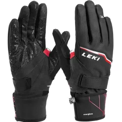 Leki Tour Vision V Plus Skihandschuhe Black/Red Herren