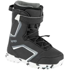 Nitro Droid QLS Softboots Black/White/Charcoal Kinder