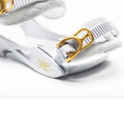 Nitro Rythm Snowboardbindung White/Gold Damen -Snowboard Ausrüstung Geschäft nitro rythm white gold 2020 03 grossFjmplc5Qsce30
