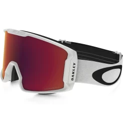 Oakley Line Miner Skibrille Matte White/Prizm Torch Iridium Damen, Herren