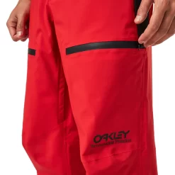 Oakley TNP Lined Shell Skihose Red Line Herren -Snowboard Ausrüstung Geschäft oakley tnp lined shell pant foa400944 465 red 03 gross