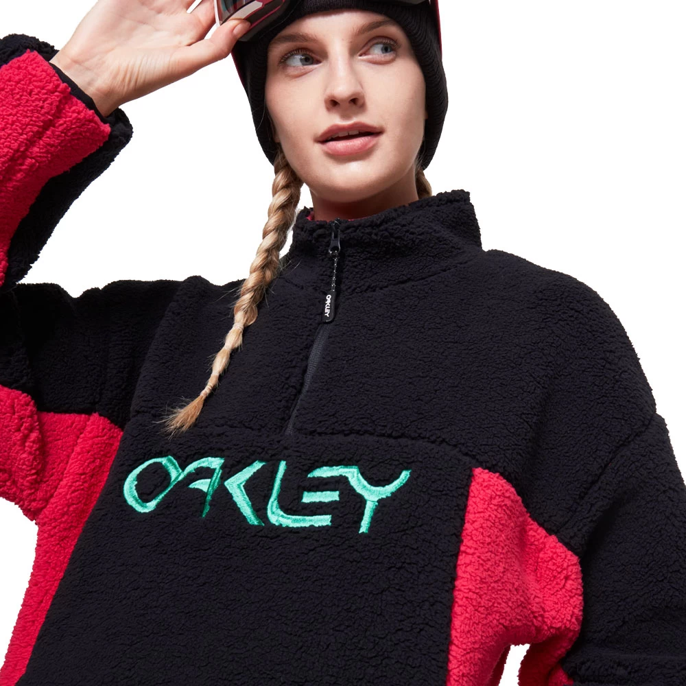 Oakley TNP Sherpa Fleece Fleecepullover Black/Rubine Damen 3 Oakley TNP Sherpa Fleece Fleecepullover Black/Rubine Damen - Image 3