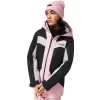 Oakley TNP TBT RC Insulated Skijacke Black/Lunar Rock/Pink Flower Damen