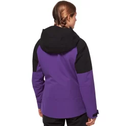 Oakley Camellia Insulated Skijacke Blackout/Deep Violet Damen -Snowboard Ausrüstung Geschäft oaykley camellia insulated foa500011 9eg 02 gross