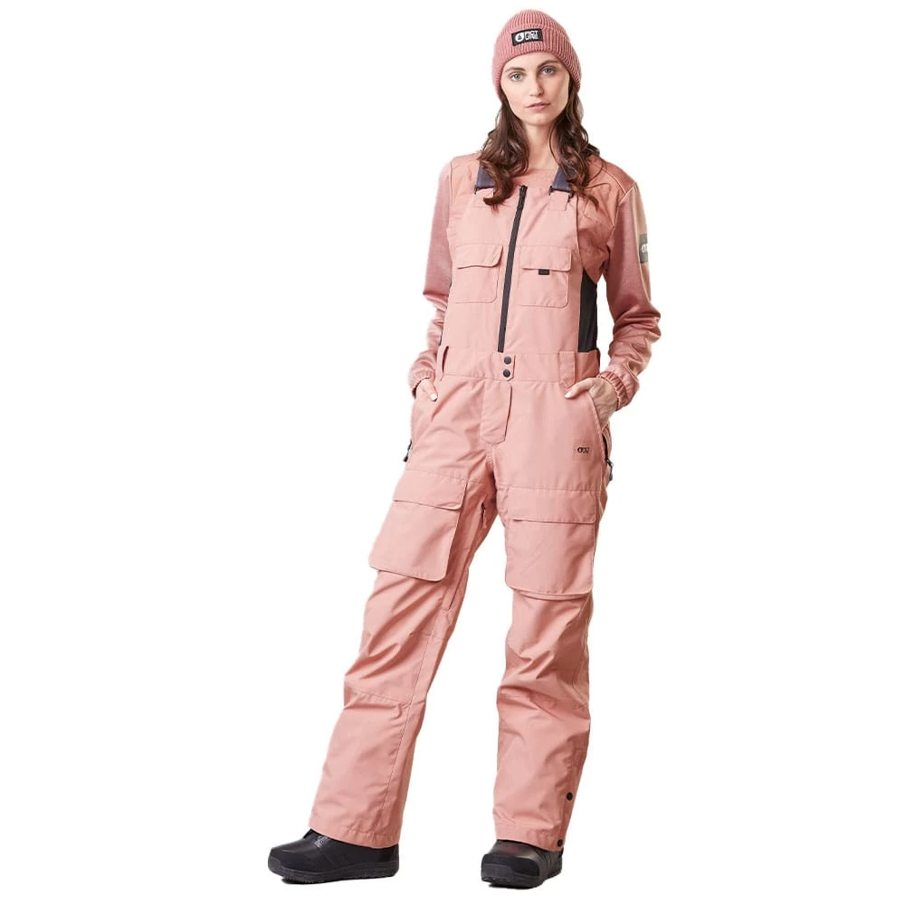 Picture Brita Bib Schneehose Ash Rose Damen 2 Picture Brita Bib Schneehose Ash Rose Damen - Image 2