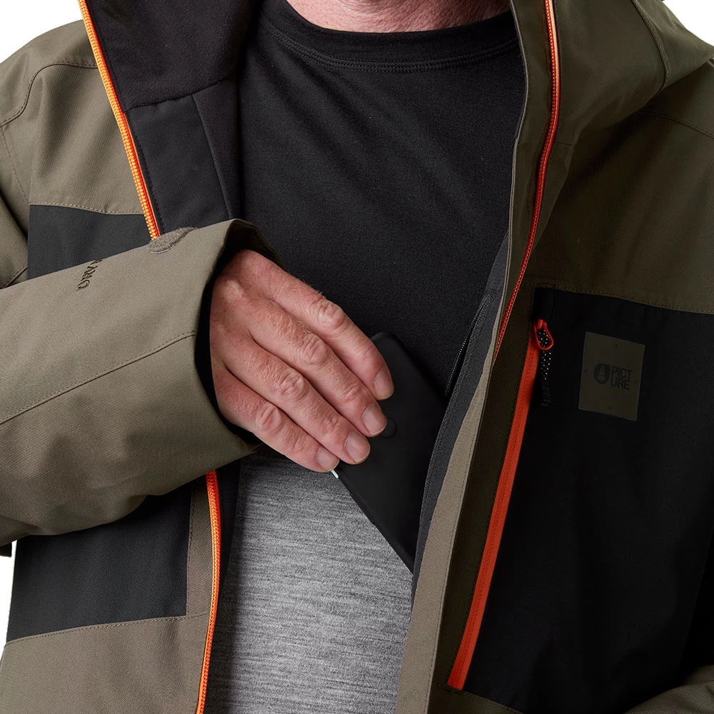 Picture Kory Snowboardjacke Dark Army Green Herren 5 Picture Kory Snowboardjacke Dark Army Green Herren - Image 5