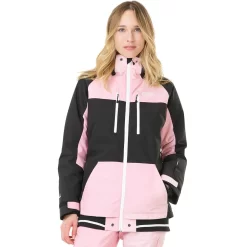 Picture Lander Print Winterjacke Pink Damen