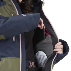 Picture Lander Snowboardjacke Army Green Damen -Snowboard Ausrüstung Geschäft picture lander wvt196 army green 02 gross