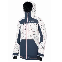 Picture Lander Skijacke Terrazo White Damen -Snowboard Ausrüstung Geschäft picture lander wvt196 terrazo white 05 grossQskJHSa7bkBOR