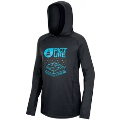 Picture Larson Tech Funktions-Hoodie Black Herren