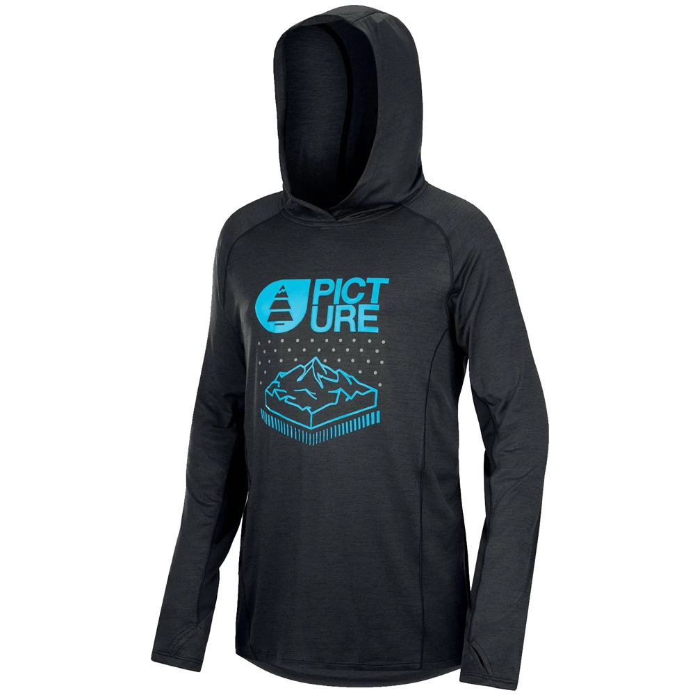 Picture Larson Tech Funktions-Hoodie Black Herren 1 Picture Larson Tech Funktions-Hoodie Black Herren