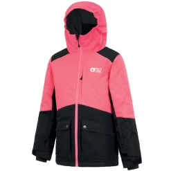 Picture Leeloo Performance-Jacke Neon Pink/Black Kinder -Snowboard Ausrüstung Geschäft picture leeloo jacket kvt063 neon pink black 02 grossmuivRZ0CCrKan
