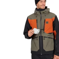 Picture Naikoon Skijacke Dark Army Green Herren -Snowboard Ausrüstung Geschäft picture naikoon jacket mvt391 darkarmygreen 02 gross