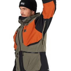 Picture Naikoon Skijacke Dark Army Green Herren -Snowboard Ausrüstung Geschäft picture naikoon jacket mvt391 darkarmygreen 03 gross