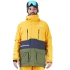 Picture Pure Snowboardjacke Yellow Dark Blue Herren