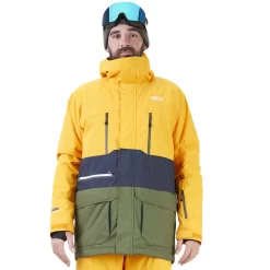 Picture Pure Snowboardjacke Yellow Dark Blue Herren