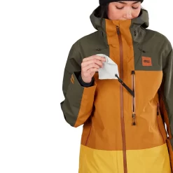 Picture Sylva 3L Schneejacke Dark Golden Damen -Snowboard Ausrüstung Geschäft picture sylva jacket wvt261 dark golden 03 gross