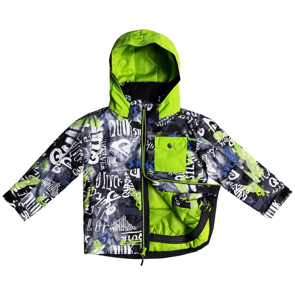 Quiksilver Little Mission Skijacke Black Construct Kinder 2 Quiksilver Little Mission Skijacke Black Construct Kinder - Image 2