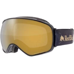Red Bull SPECT Eyewear Alley Oop Skibrille Black/Gold Snow - Orange Damen, Herren