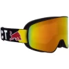 Red Bull SPECT Eyewear Rush Snowboardbrille Black/Red Snow Orange Damen, Herren