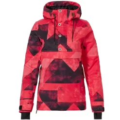 Rehall Frida-R Skijacke Graphic Mountains Red/Pink Damen -Snowboard Ausrüstung Geschäft rehall frida 60075 5003 03 grossuZgkmO0bMrDg9