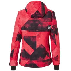 Rehall Frida-R Skijacke Graphic Mountains Red/Pink Damen -Snowboard Ausrüstung Geschäft rehall frida 60075 5003 04 grossExs1xyg5kXndC