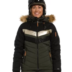 Rehall Karina-R Skijacke Olive Melange Damen