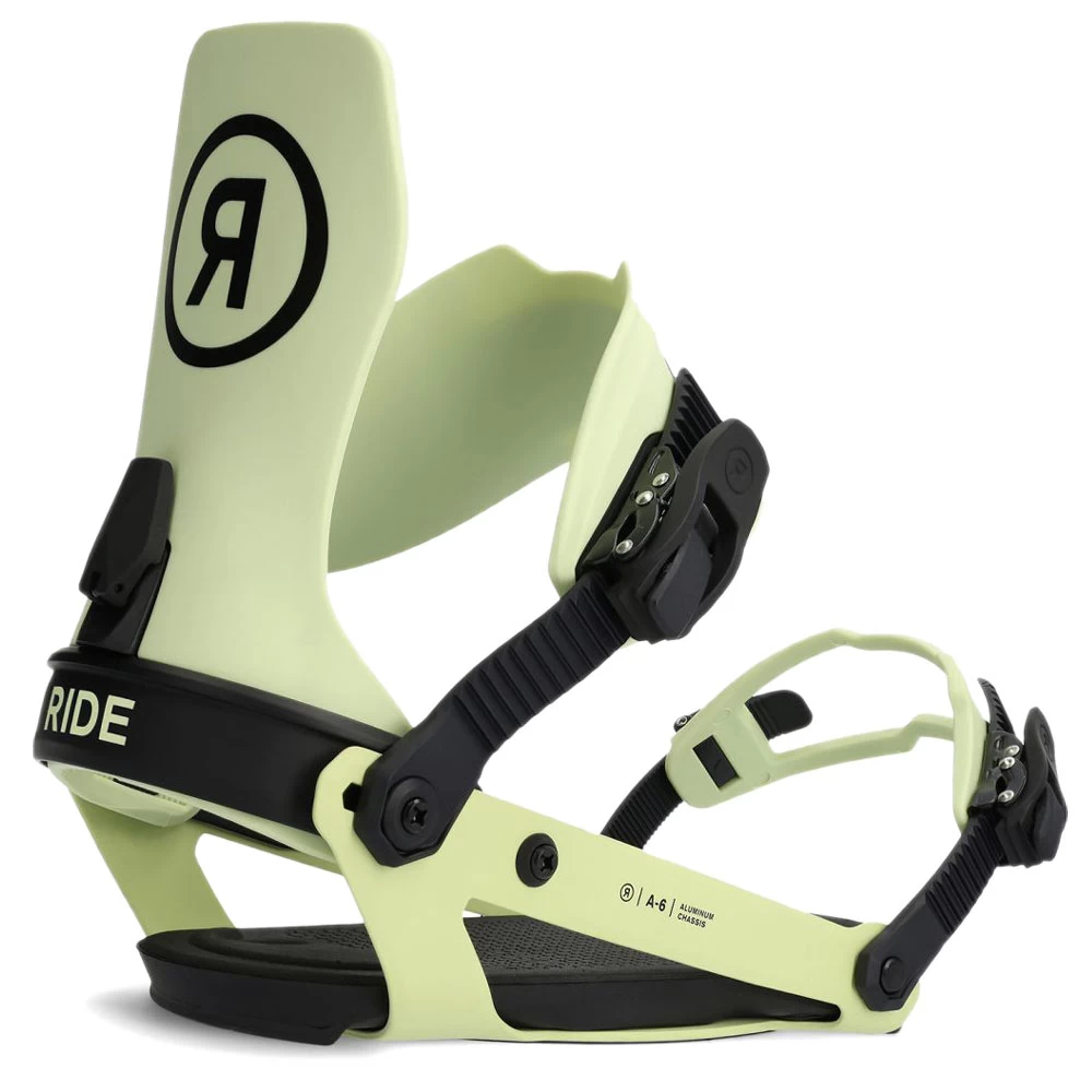 Ride A-6 Snowboardbindung Lime Herren 1 Ride A-6 Snowboardbindung Lime Herren