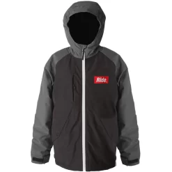 Ride Newcastle Funktionsjacke Black/Charcoal Melange Kinder