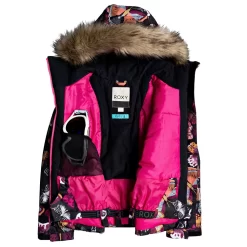 Roxy Jet Ski Skijacke True Black Butterfly Kinder -Snowboard Ausrüstung Geschäft roxy jetski girl ergtj03075 kvm3 02 grossRdiJlGiS9PdkI