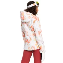 Roxy Jetty Skijacke Bright White Tenderness Damen -Snowboard Ausrüstung Geschäft roxy jetty block erjtj03354 wbb2 white 02 grossLfQkxSyaU0seR