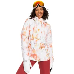 Roxy Jetty Skijacke Bright White Tenderness Damen